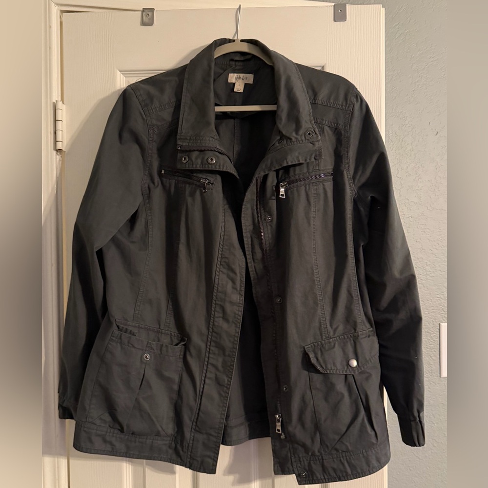 Style & Co Women's Charcoal Gray Jacket - Picture 2 of 12